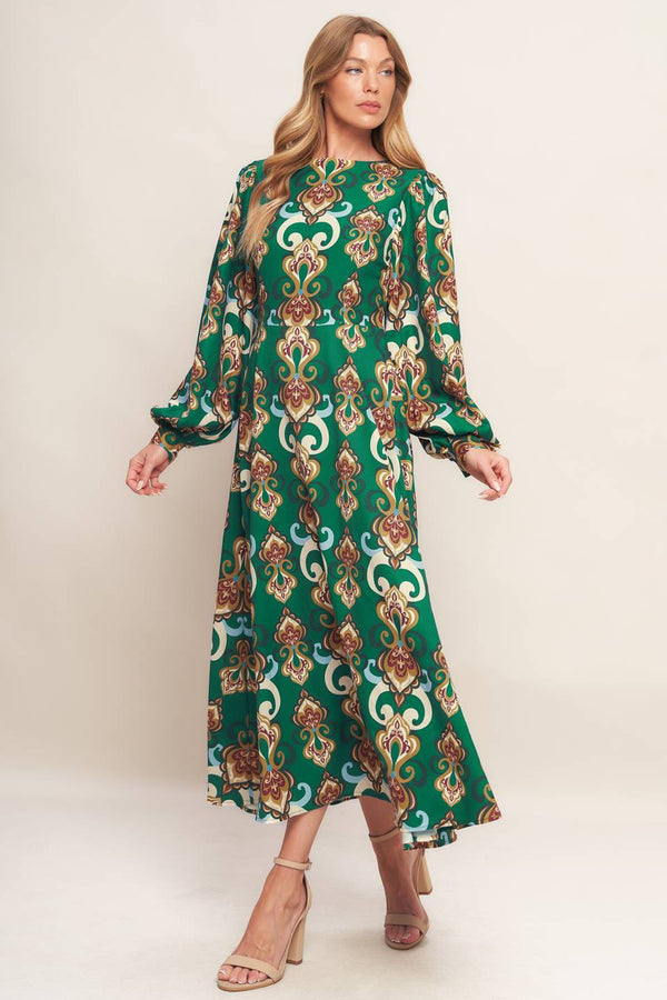modern-retro-bloom-woven-midi-dress Sophia's StyleDRESSES-1